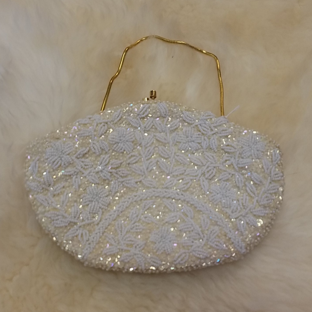 Vintage Safco beaded handbag